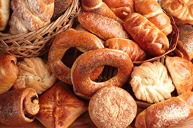 Pastries and bread